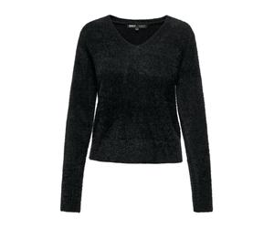 ONLY Pullover 'Ella' nero Donna - Abbigliamento - Taglie comode - Pullover e cardigan - Pullover ONLY XS