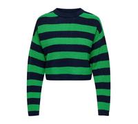ONLY Pullover 'Malavi' navy / verde erba Donna ONLY L navy / verde erba