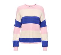 ONLY Pullover 'ONLATIA' crema / navy / rosa Donna ONLY XS