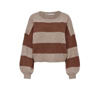 ONLY Pullover 'ONLAYA' beige sfumato / marrone Donna - Abbigliamento - Taglie comode - Pullover e cardigan - Pullover ONLY M