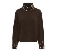 ONLY Pullover 'ONLaya' marrone scuro Donna - PROMO - Pullover e cardigan - Maglioni - Pullover a maglia fine ONLY L
