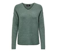 Only Onlcamilla V-neck L/S Maglione Knt Noos Maglione, Donna, Laurel Wreath/Detail:melange, L