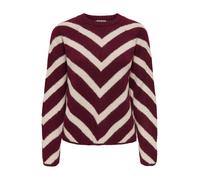 ONLY Pullover 'ONLELIZA' crema / rosso vino Donna ONLY XS