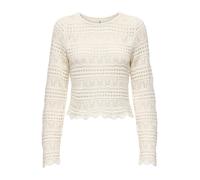 ONLY Pullover 'ONLElke' crema Donna ONLY XXL
