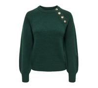 ONLY Pullover 'ONLEMMA' verde scuro Donna - Abbigliamento - Taglie comode - Pullover e cardigan - Pullover ONLY L