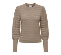 Only Onlfaye Life L/S Knt Noos-Maglione, Silver Mink, M Donna