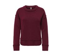ONLY Pullover 'ONLHAZEL' rosso vino Donna ONLY XS