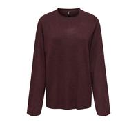 ONLY Pullover 'ONLLOYAL AMALIO' marrone scuro Donna - Abbigliamento - Taglie comode - Pullover e cardigan - Pullover ONLY XS
