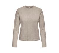 ONLY Onlloyal LS Oneck Pullover Knt Nca Pullover Beige, S Donna, Beige, S