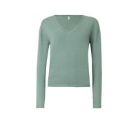 ONLY - Top in maglia verde chiaro con scollo a V 38