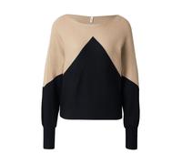 ONLY Pullover 'ONLMADALINE' beige scuro / nero Donna ONLY XS