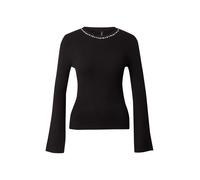 ONLY - Top in Maglia a Maniche Lunghe con Pietre Luminose - - Knitwear - Donna - Nero - M