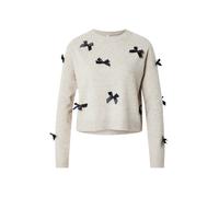 ONLY Pullover 'ONLNoelle' beige / nero Donna - Abbigliamento - Taglie comode - Pullover e cardigan - Pullover ONLY XXL