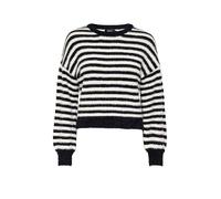 ONLY Pullover 'ONLPiumo' nero / bianco, Taglia XL