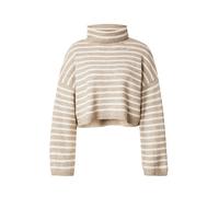 ONLY Pullover 'ONLTALIO' beige scuro / bianco Donna ONLY L beige scuro / bianco