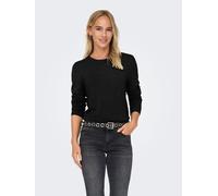 ONLY Onlvenice Life LS Oneck-Pullover Nca Knt, Nero, M Donna