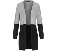 ONLY Queen L/S Long Cardigan Knt Noos Cardigan Donna, Grigio (Grey Melange), Small