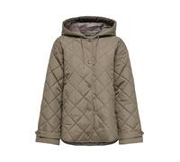 ONLY Quilted Hood Jacket Onljuliet Noos Otw-Giacca Imbottita con Cappuccio, Marrone, XL Donna