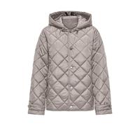 ONLY Quilted Hood Jacket Onljuliet Noos Otw-Giacca Trapuntata con Cappuccio, Pumice Stone, L Donna