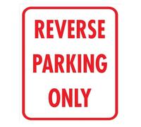 Only Reverse Parking Allowed Back In Metal Tin Sign 12x8 Inch
