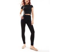 Only - Royal - Jeans skinny a vita alta neri-Nero L L30
