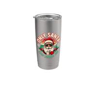 Only Santa Can Judge Me Scherzi natalizi, risate Bicchiere termico in acciaio inox doppia parete