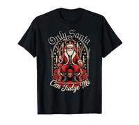 Only Santa Can Judge Me Scherzi Natalizi, risate |- Maglietta