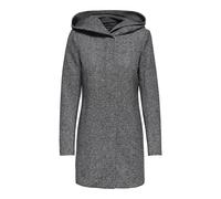ONLY Sedona Light Coat OTW Noos Impermeabile Donna, Grigio (Dark Grey Melange), 36 Small