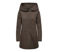 ONLY Sedona Light Coat OTW Noos Impermeabile Donna, Marrone (Hot Fudge), X-Small