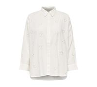 ONLY Shirt Onlnew Lina Grace LS Brod Angl-Maglietta Wvn, Ballerino di Nuvola, XS Donna