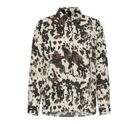 ONLY Shirt Onlnova Life Vis L/S New Grace Camicia, Laboratorio di Cioccolato, XL Donna