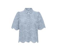 ONLY Shirt Onlvalais-Maglietta S/S Wvn Noos, Blu di Cachemire, M Donna