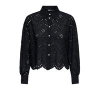 ONLY Onlvalais L/S Camiseta Wvn Noos Camicetta a Maniche Lunghe, Nero, XL Donna