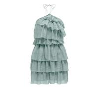 ONLY Short Dress Jrs Onlcarley-Abito Corto in Tulle, S/L, Blu Surf, S Donna