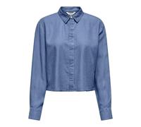 ONLY Short Shirt Onlcharis Life LS-Maglietta a Maniche Corte Wvn CC Donna