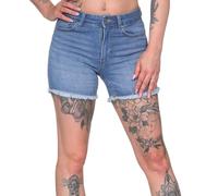 ONLY Shorts in Jeans Corti da Donna Bottoni e Cerniera Pantaloni Estivi., Colore:Azzurro, Taglia:XL