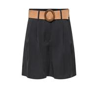 Only Shorts Onlibiza Life HW Belt Pantaloncini Pnt, Nero, M Donna