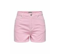 ONLY Pantaloncini da donna ONLJAGGER-Silla HW MOM PNT, Roseate Spoonbill, L