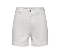 ONLY Shorts Onlparis HW DNM-Pantaloncini Mae, Bianco Denim, L Donna