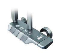 (Only Shower Faucet) A Gray 2/3/4 Piano Key Shower Faucet That Does Not Require Electricity, Including Wall Cover, Washer, Adapter, Other Kit Not Included(4Button)