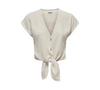ONLY - Siesta Knot Blouse - -Blouses & Shirts -Donna -Beige -M