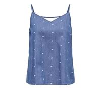 ONLY Singlet Onlnova Azure-Canotta Wvn, Media Blu Denim, S Donna