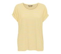 ONLY Solo Maglia a Righe Donna con Scollo Rotondo, Manica Corta