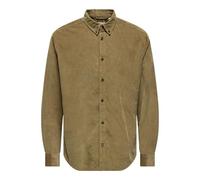 ONLY & SONS 18w Onsmichael 18 W Reg Cord Stretch LS, Lontra, M Uomo