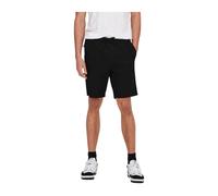 ONLY & SONS - Bermuda in Lino 0007 Cot - - Shorts - Uomo - Nero - S