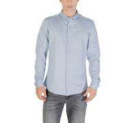 Only & Sons Blue Cotton Dress Shirt - IT54 | XXL