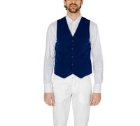 Only & Sons Blue Polyester Waistcoat - IT52 | XL