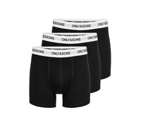 Only & Sons Boxer 'ONSFitz' grigio chiaro / nero / bianco Uomo Only & Sons L grigio chiaro / nero / bianco