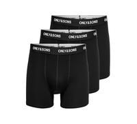 Only & Sons Boxer Pantaloncini da Uomo, Cintura in Vita Nera, S