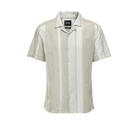 Only & Sons Camicia 'Caiden' cachi / bianco, Taglia XXL